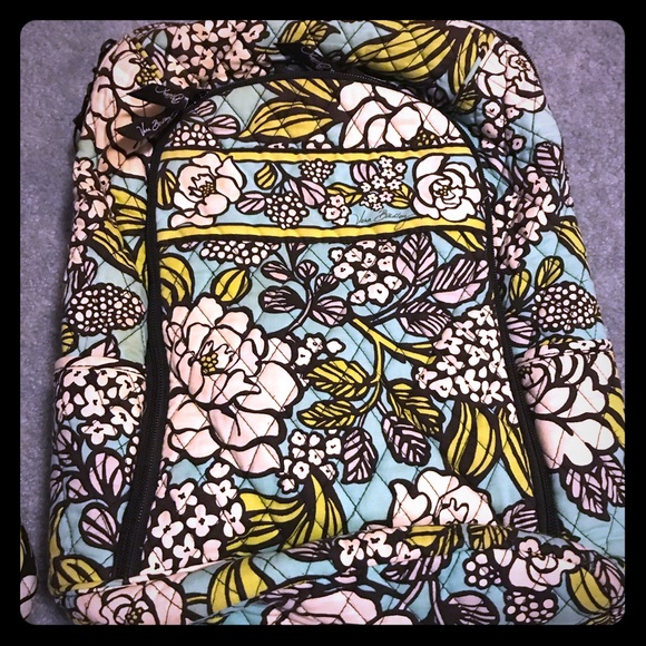 Vera Bradley Island Bloom Laptop backpack - Picture 1 of 6